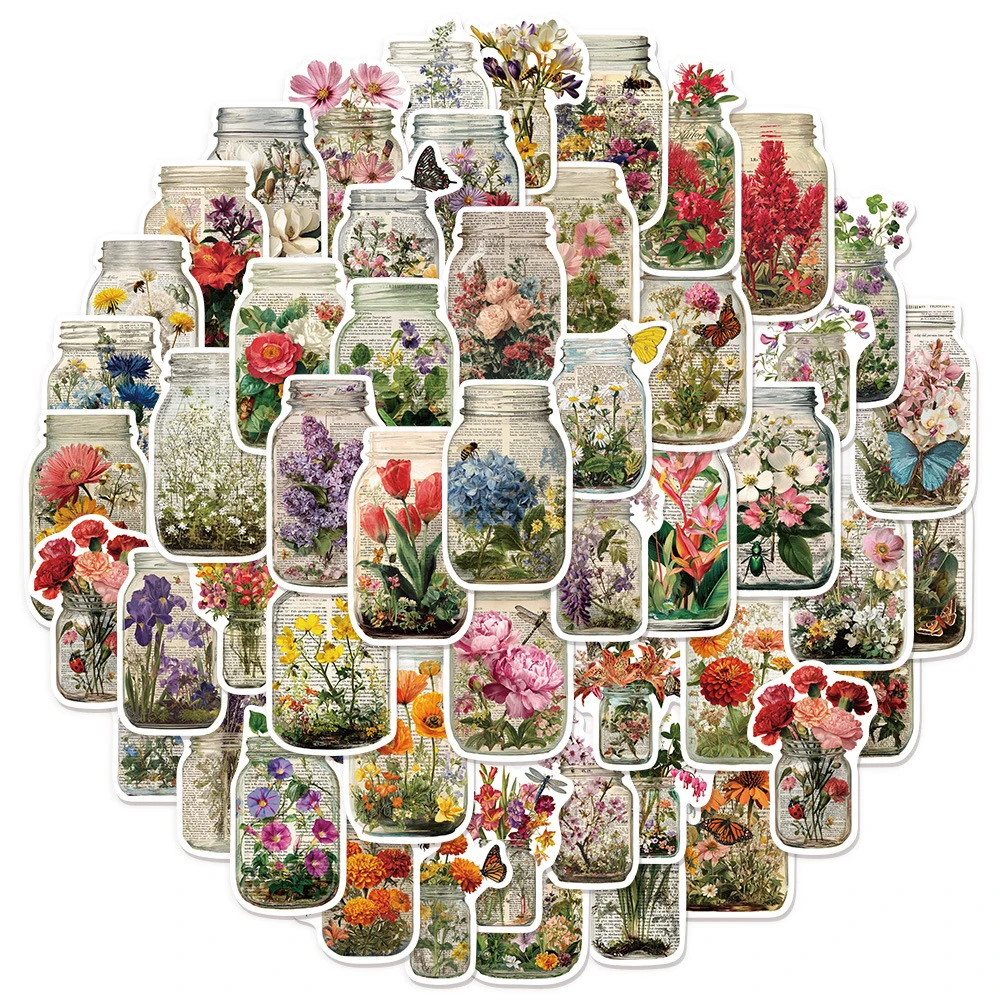 10/30/50pcs Retro Bottle Flower Cartoon Stickers Graffiti Decals DIY Laptop Phone Notebook Car Bike Decoration Sticker Kids Toys
10/30/50pcs Retro Bottle Flower Cartoon Stickers Graffiti Decals DIY Laptop Phone Notebook Car Bike Decoration Sticker Kids Toys