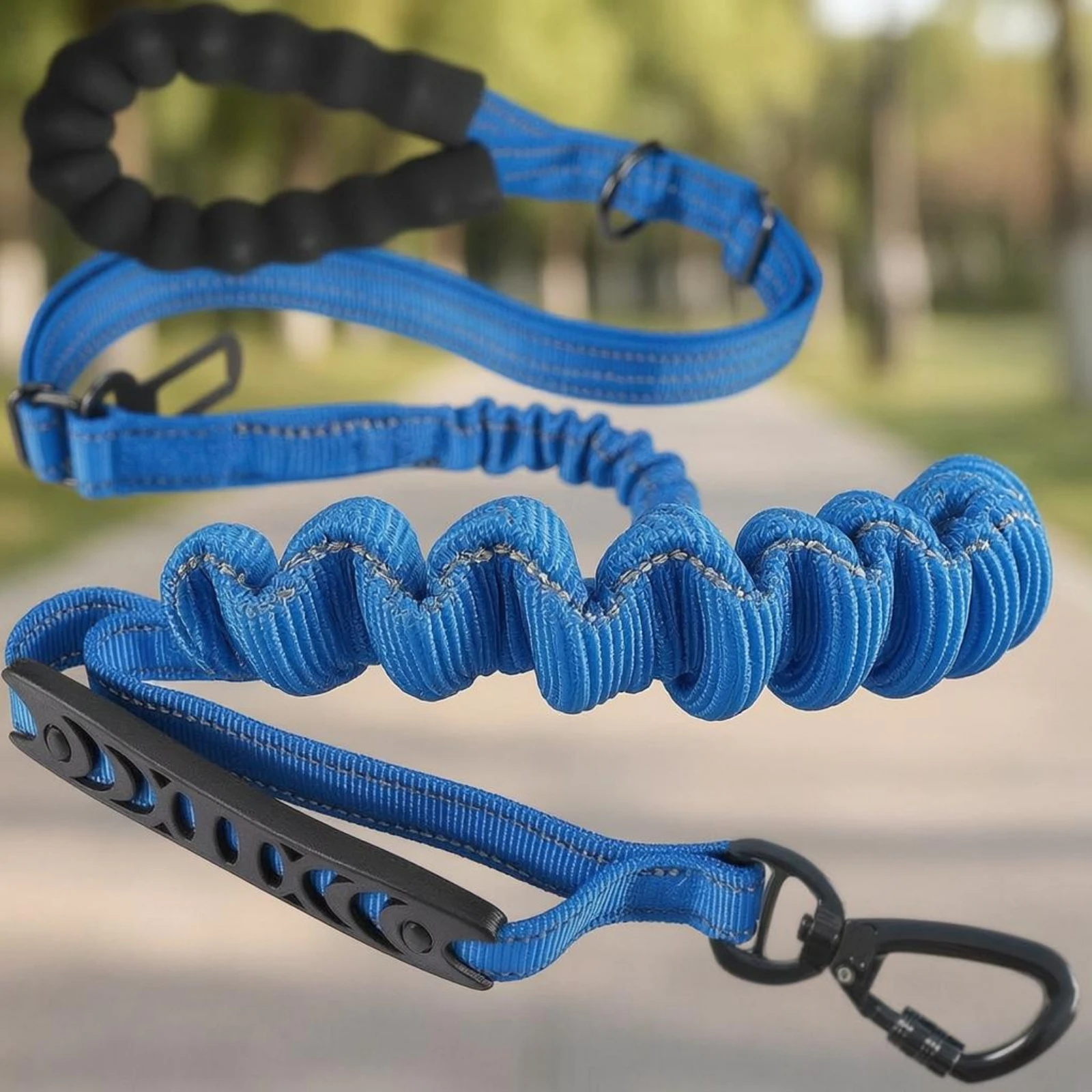 Adjustable Dog Leash Adjustment Buckle Bungee Dog Leash Training Lead Swivel Snap Hook Pet Gear Tangle Tangle-Resistant
Adjustable Dog Leash Adjustment Buckle Bungee Dog Leash Training Lead Swivel Snap Hook Pet Gear Tangle Tangle-Resistant