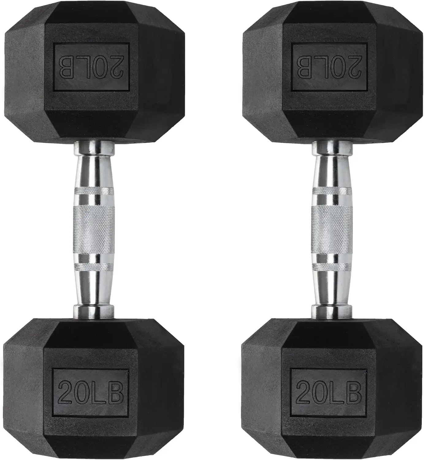 Hex Dumbbells - Heavy Duty PVC Coated Weights, Chrome-Plated Knurled Handles - Workout, Exercise, Lifting, Body Building Home Gy
Hex Dumbbells - Heavy Duty PVC Coated Weights, Chrome-Plated Knurled Handles - Workout, Exercise, Lifting, Body Building Home Gy