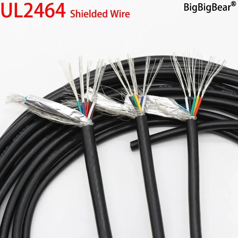 2/5/10M UL2464 Shielded Wire 26AWG 24AWG 22AWG Channel Audio Line 2 3 4 5 6 8 Cores Copper Signal Control Cable Sheathed Wire
2/5/10M UL2464 Shielded Wire 26AWG 24AWG 22AWG Channel Audio Line 2 3 4 5 6 8 Cores Copper Signal Control Cable Sheathed Wire