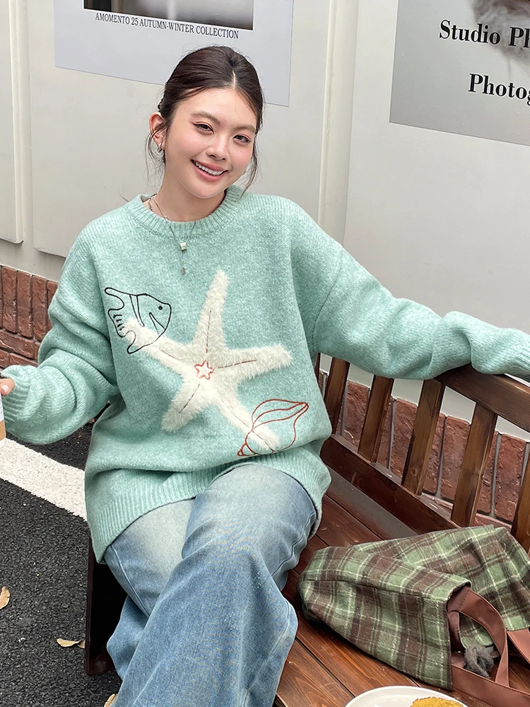 Уникальный, красивый, мягкий, уютный женский свитер большого размера, вязаный топ, прикрывающий ягодицы, для повседневной носки, с длинными рукавами, круглым вырезом, теплый
Уникальный, красивый, мягкий, уютный женский свитер большого размера, вязаный топ, прикрывающий ягодицы, для повседневной носки, с длинными рукавами, круглым вырезом, теплый