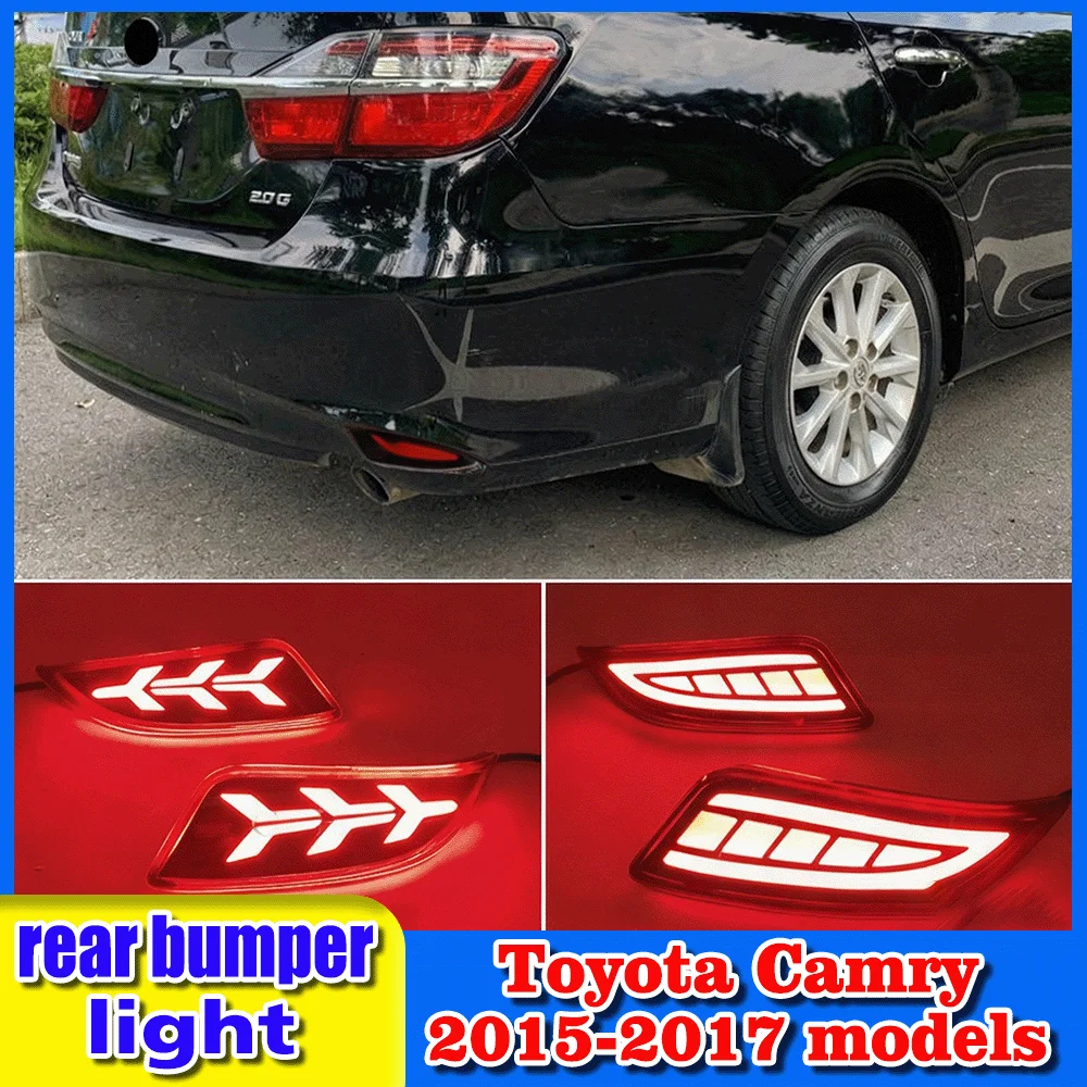 For Toyota Camry 2015-2017 models including rear bumper lights brake lights taillights rear fog lights and turn signals
For Toyota Camry 2015-2017 models including rear bumper lights brake lights taillights rear fog lights and turn signals