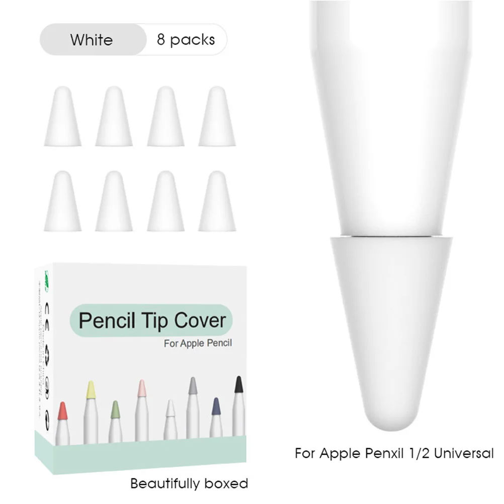 8PCS Stylus Pen Protective Cover Silicone Sleeve Tip Cap Touchscreen Pencil Case No Noise Holder Smooth Hard Increased
8PCS Stylus Pen Protective Cover Silicone Sleeve Tip Cap Touchscreen Pencil Case No Noise Holder Smooth Hard Increased
