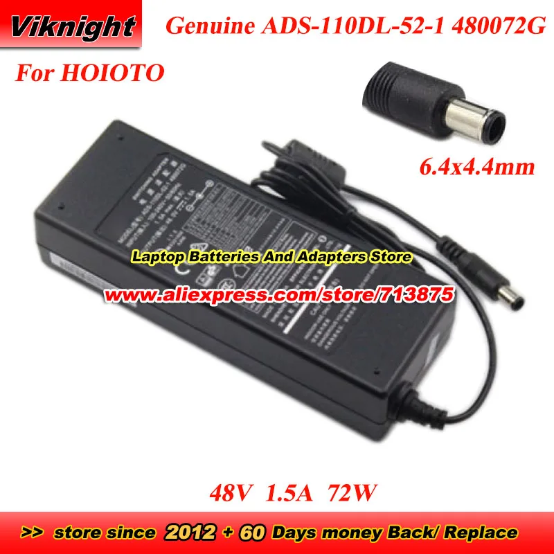 Оригинальный ADS-110DL-52-1 480072 Импульсный адаптер G 48 В 1,5 А 72 Вт для Qvis NVR DNR308P0 N841A8-Z с блоком питания с наконечником 6,4 x 4,4 мм
Оригинальный ADS-110DL-52-1 480072 Импульсный адаптер G 48 В 1,5 А 72 Вт для Qvis NVR DNR308P0 N841A8-Z с блоком питания с наконечником 6,4 x 4,4 мм