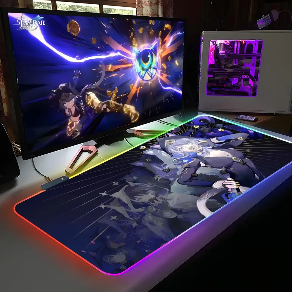 Honkai Star Rail Cipher Mouse Pad RGB Rubber Computer Laptop Official Game Colored esports Aesthetic Pretty Fashion Luxury Mat
Honkai Star Rail Cipher Mouse Pad RGB Rubber Computer Laptop Official Game Colored esports Aesthetic Pretty Fashion Luxury Mat