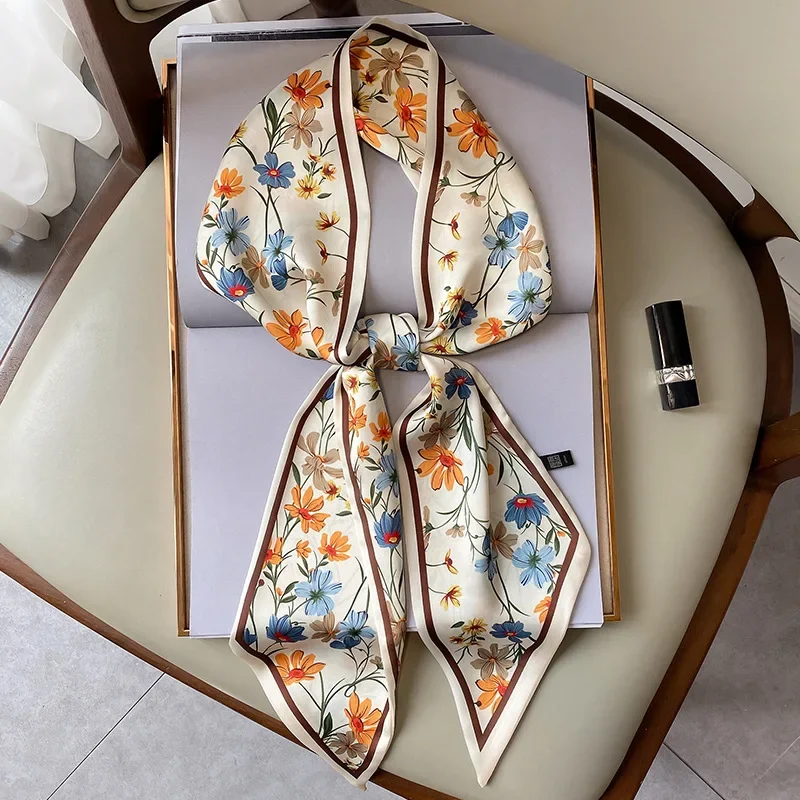 2024 Spring & Autumn New Foreign Style Neck Scarf Womens Diamond-shaped Thin Decorative Scarf with Shirt Silk Scarves for Women
2024 Spring & Autumn New Foreign Style Neck Scarf Womens Diamond-shaped Thin Decorative Scarf with Shirt Silk Scarves for Women