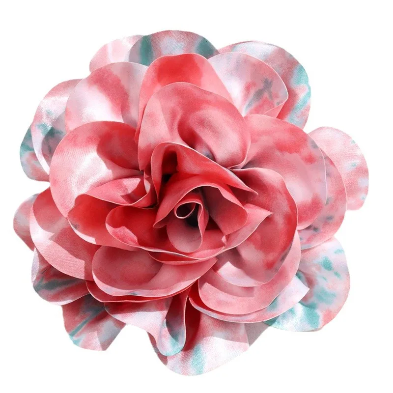 French Style Printing Satin Flower Fascinator Hair Clips Luxury 19cm Large Brooches Hairpins Elegant Women Party Satin Headdress
French Style Printing Satin Flower Fascinator Hair Clips Luxury 19cm Large Brooches Hairpins Elegant Women Party Satin Headdress