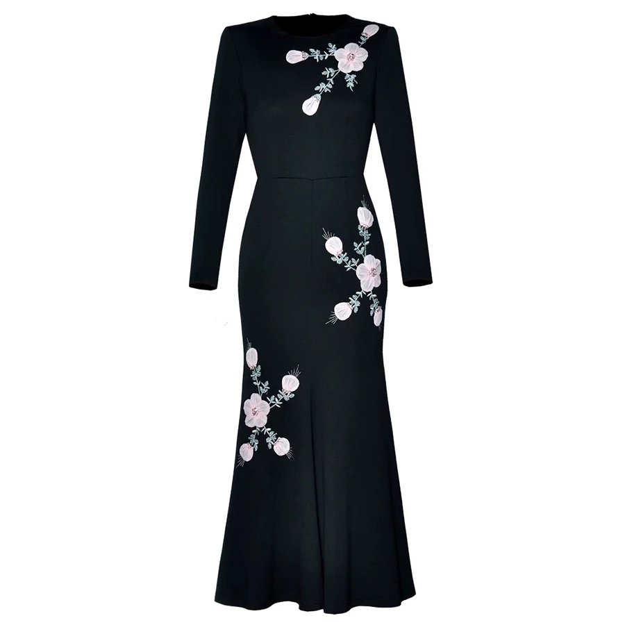 Meyyithun Spring Women‘s Dress Fashion Elegant Dress Embroidery Three-dimensional Flower Diamonds Spliced Fishtail Dress 250306M
Meyyithun Spring Women‘s Dress Fashion Elegant Dress Embroidery Three-dimensional Flower Diamonds Spliced Fishtail Dress 250306M