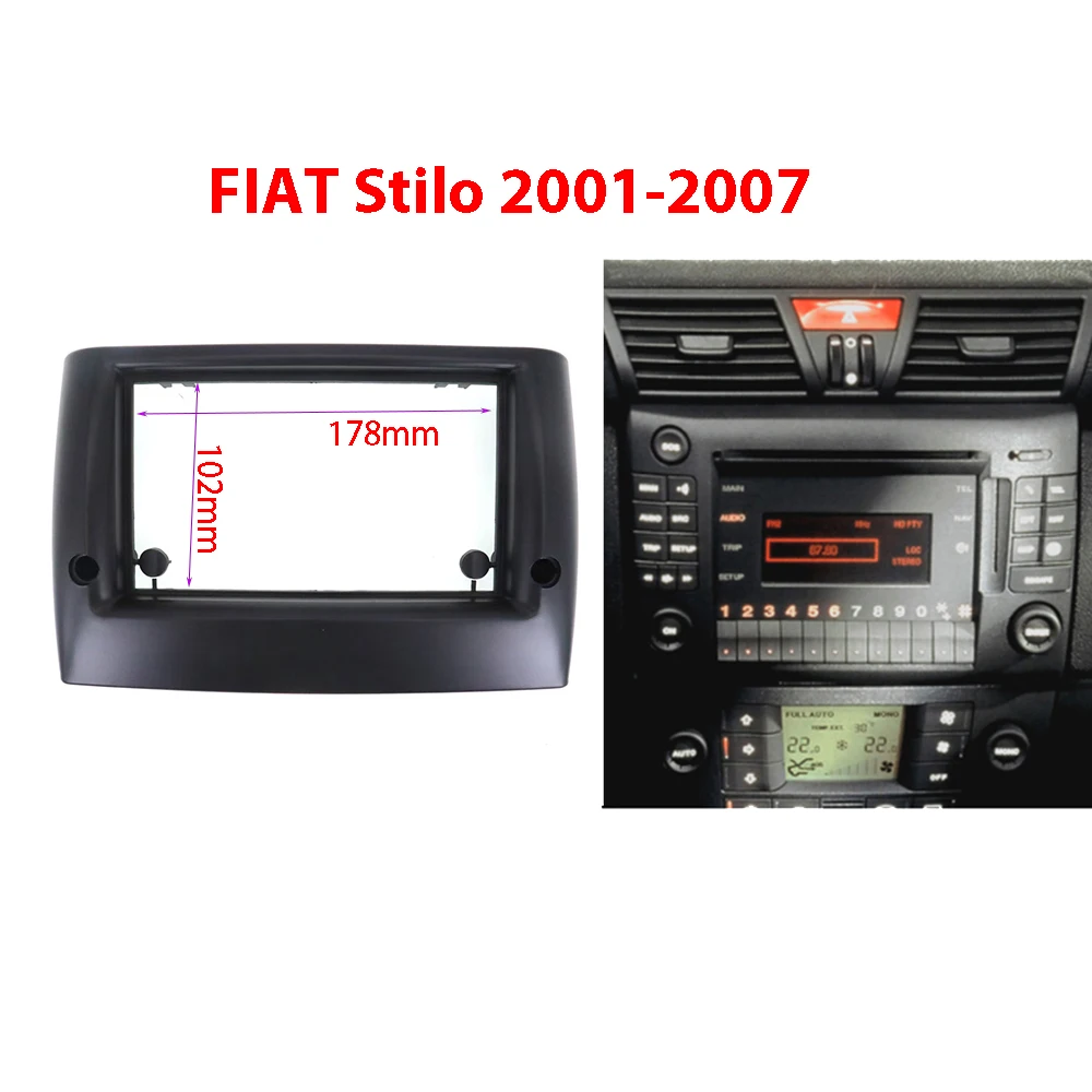 For FIAT Stilo 2001-2007 Radio CD DVD Stereo Panel Dash Mount Installation Trim Kit Frame Plate Bezel
For FIAT Stilo 2001-2007 Radio CD DVD Stereo Panel Dash Mount Installation Trim Kit Frame Plate Bezel