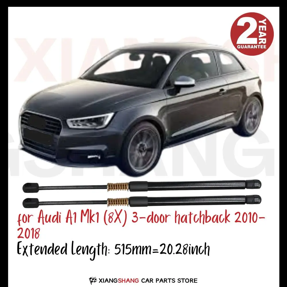 2pcs Rear Tailgate for Audi A1 Mk1 (8X) 3-door hatchback 2010-2018 515mm 600N WITH SPRING Trunk Boot Gas Struts Lift support
2pcs Rear Tailgate for Audi A1 Mk1 (8X) 3-door hatchback 2010-2018 515mm 600N WITH SPRING Trunk Boot Gas Struts Lift support