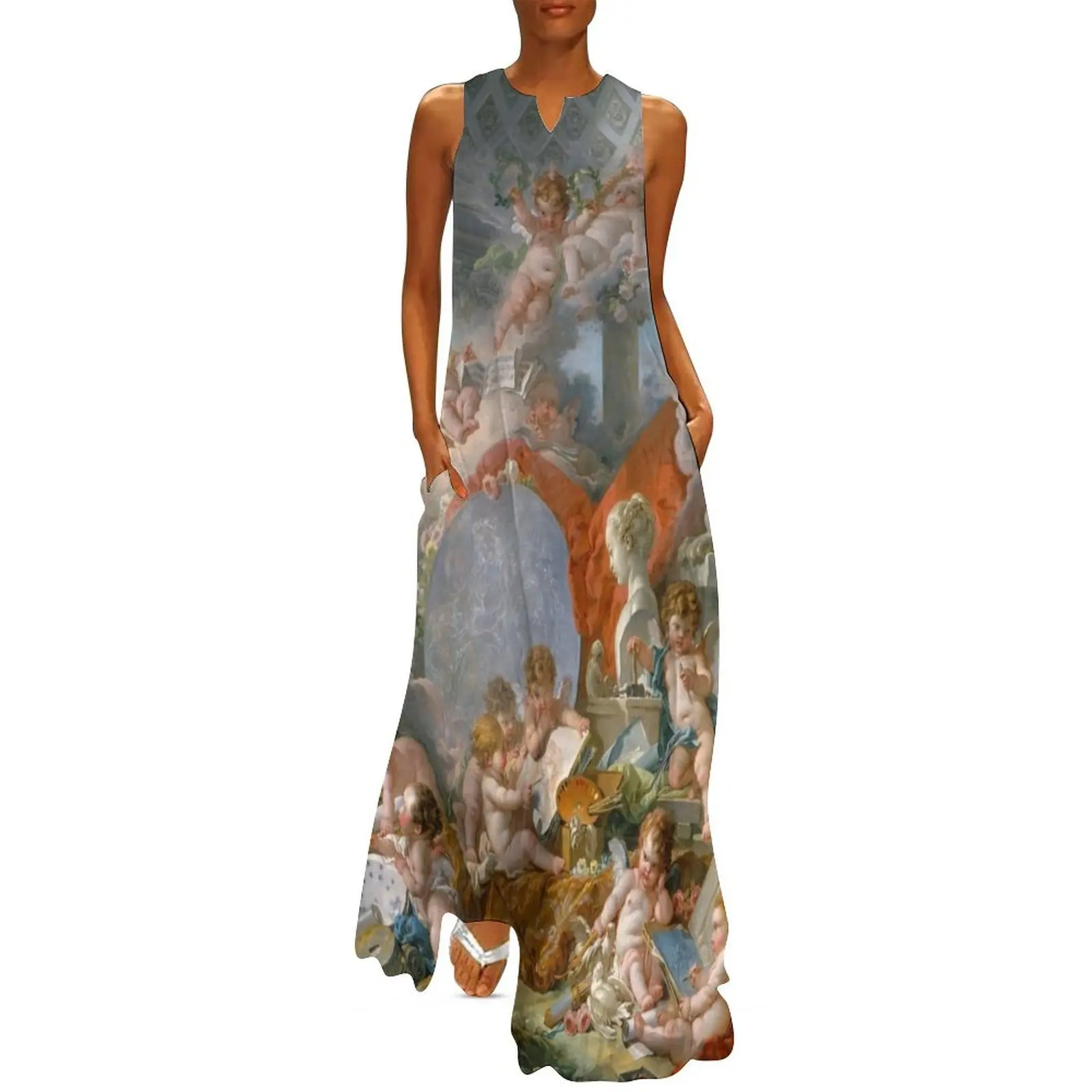 Franois Boucher Geniuses of Arts' Long Dress Elegant gown Clothing female beach dresses elegant evening dresses for women 2025
Franois Boucher Geniuses of Arts' Long Dress Elegant gown Clothing female beach dresses elegant evening dresses for women 2025