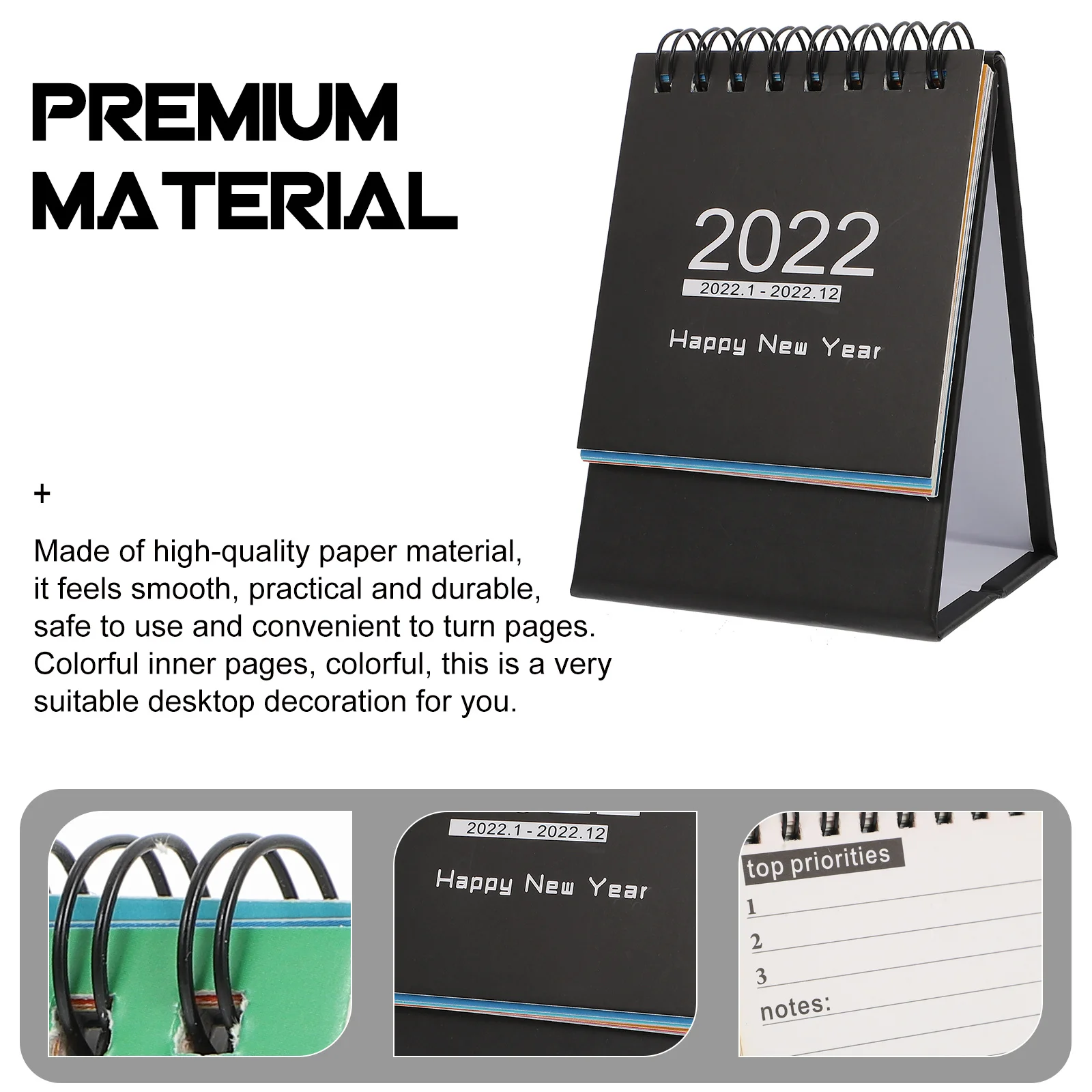 1Pcs Mini Calendar Notepad Creative 2022 Desktop Table Paper Calendar with Clear Holiday Dates Foldable Base for Office Home
1Pcs Mini Calendar Notepad Creative 2022 Desktop Table Paper Calendar with Clear Holiday Dates Foldable Base for Office Home