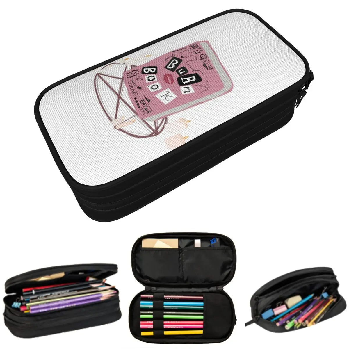 Burn Book Pencil Cases Large Capacity Pen Bags Pen Box Pencil Pouch For Boys Girls Students Stationery School Office
Burn Book Pencil Cases Large Capacity Pen Bags Pen Box Pencil Pouch For Boys Girls Students Stationery School Office