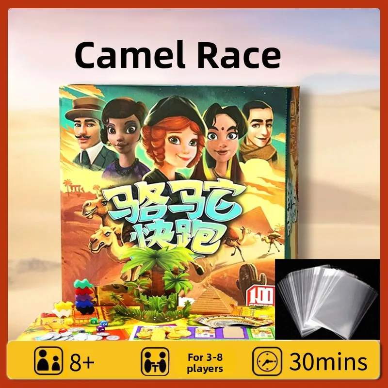 Camel Rush Tabletop Game Card New Version Desert Competition Multiplayer Casual Party Interactive Competition Board Game
Camel Rush Tabletop Game Card New Version Desert Competition Multiplayer Casual Party Interactive Competition Board Game
