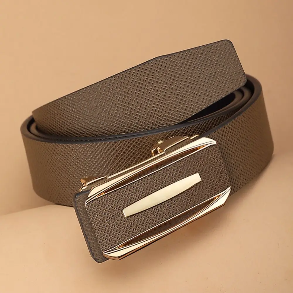 Metal-free Business Leather Belt Vintage Man Luxury Design Waist Strap Automatic Buckle Belt
Metal-free Business Leather Belt Vintage Man Luxury Design Waist Strap Automatic Buckle Belt