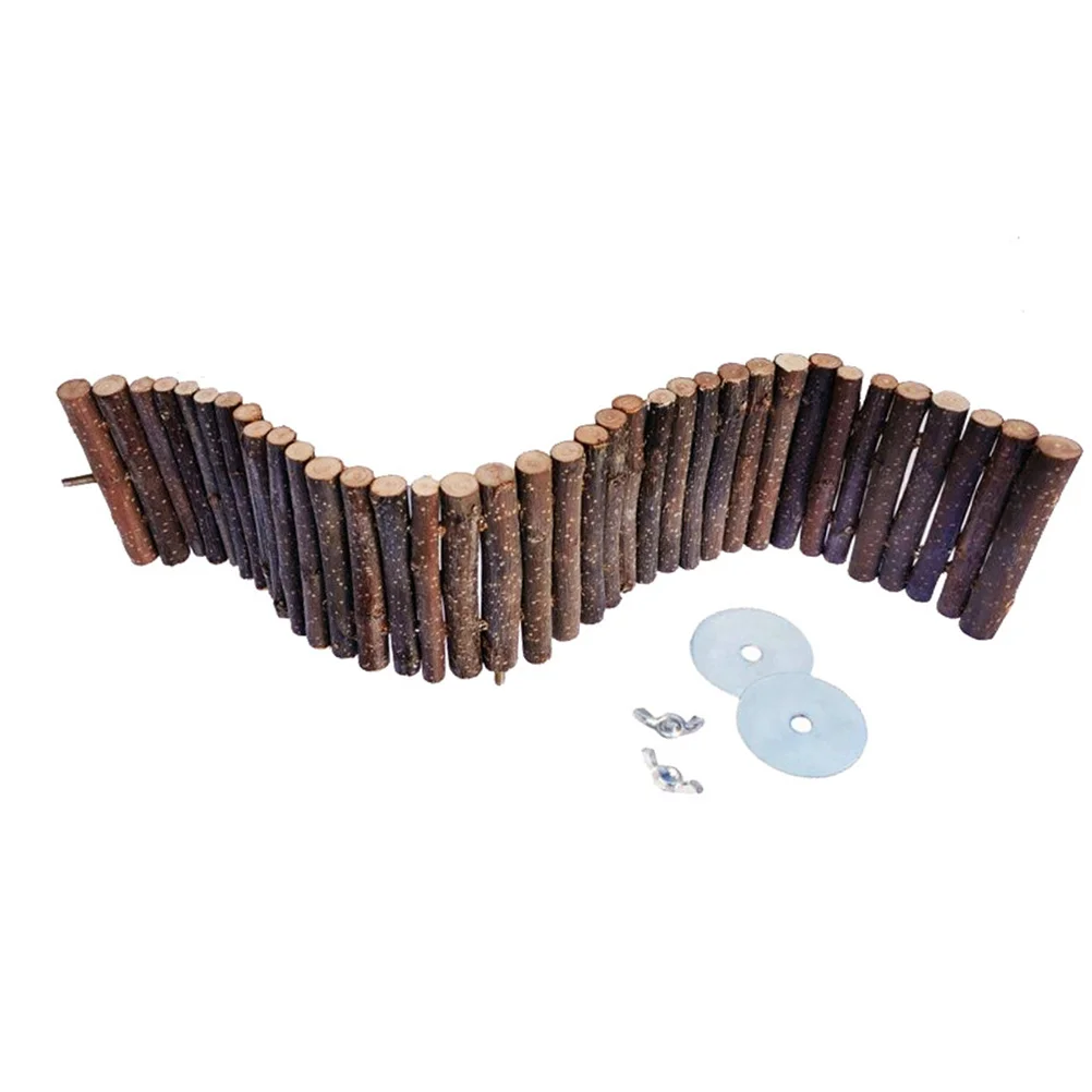 50x8cm Wooden Bridge Playground for Small Pets Hamster Climbing Ladder Hanging Chewable Activity Play Center Pet
50x8cm Wooden Bridge Playground for Small Pets Hamster Climbing Ladder Hanging Chewable Activity Play Center Pet