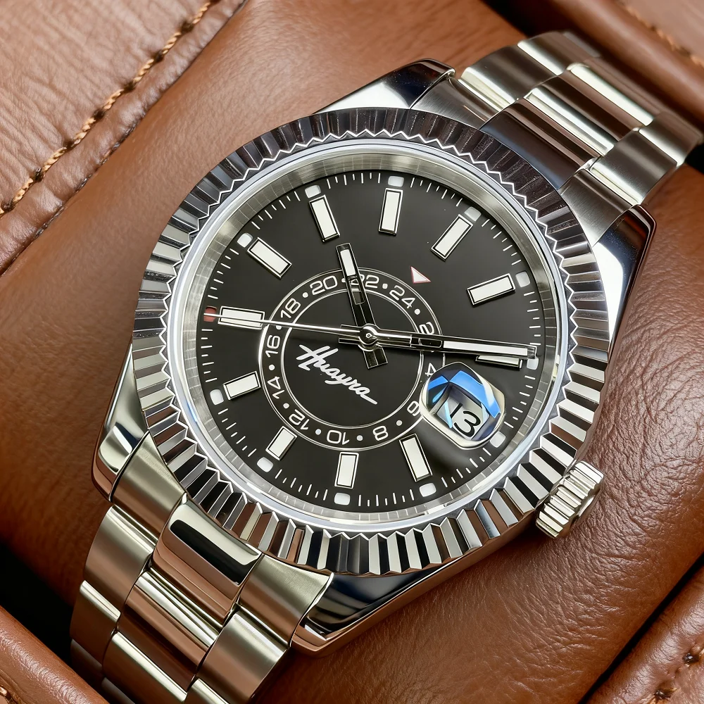 HUAYRA Роскошные модные механические часы для дайвинга, мужские водонепроницаемые часы с датой, спортивные часы, мужские механические часы
HUAYRA Роскошные модные механические часы для дайвинга, мужские водонепроницаемые часы с датой, спортивные часы, мужские механические часы