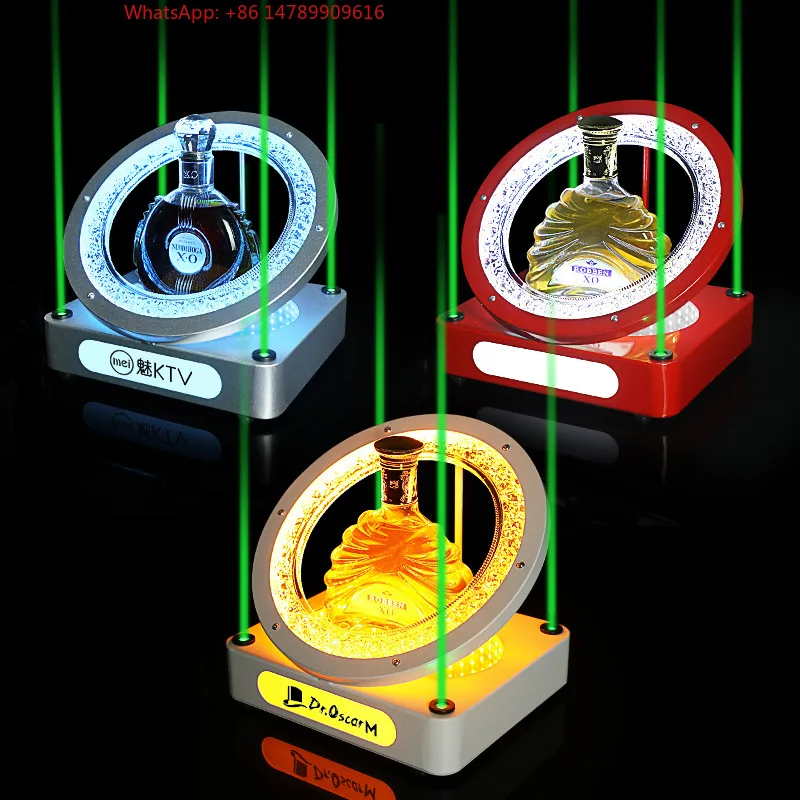 High-End Bespoke LED Bottle Display RackCustom Led Presenter OEM Brand LED VIP Bottle Presenter With Custom Personalized Nightcl
High-End Bespoke LED Bottle Display RackCustom Led Presenter OEM Brand LED VIP Bottle Presenter With Custom Personalized Nightcl