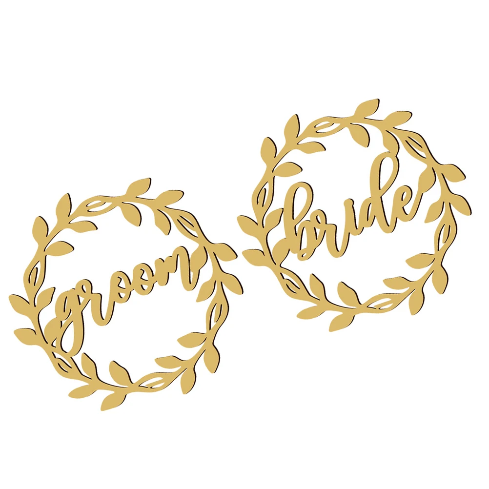 2 set Wedding Chair Decorations Natural Wooden Bride Groom Signs Hanging Chair Decor For Ceremony Reception Party Props
2 set Wedding Chair Decorations Natural Wooden Bride Groom Signs Hanging Chair Decor For Ceremony Reception Party Props
