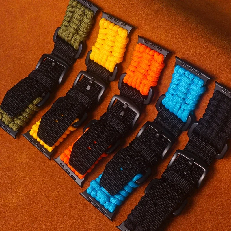 Braided Strap For Apple Watch Band 38mm 40mm 41mm 42mm 45mm 44mm 49mm Bracelet Correa For iWatch Series 9 8 SE 7 6 5 4 3 Ultra
Braided Strap For Apple Watch Band 38mm 40mm 41mm 42mm 45mm 44mm 49mm Bracelet Correa For iWatch Series 9 8 SE 7 6 5 4 3 Ultra