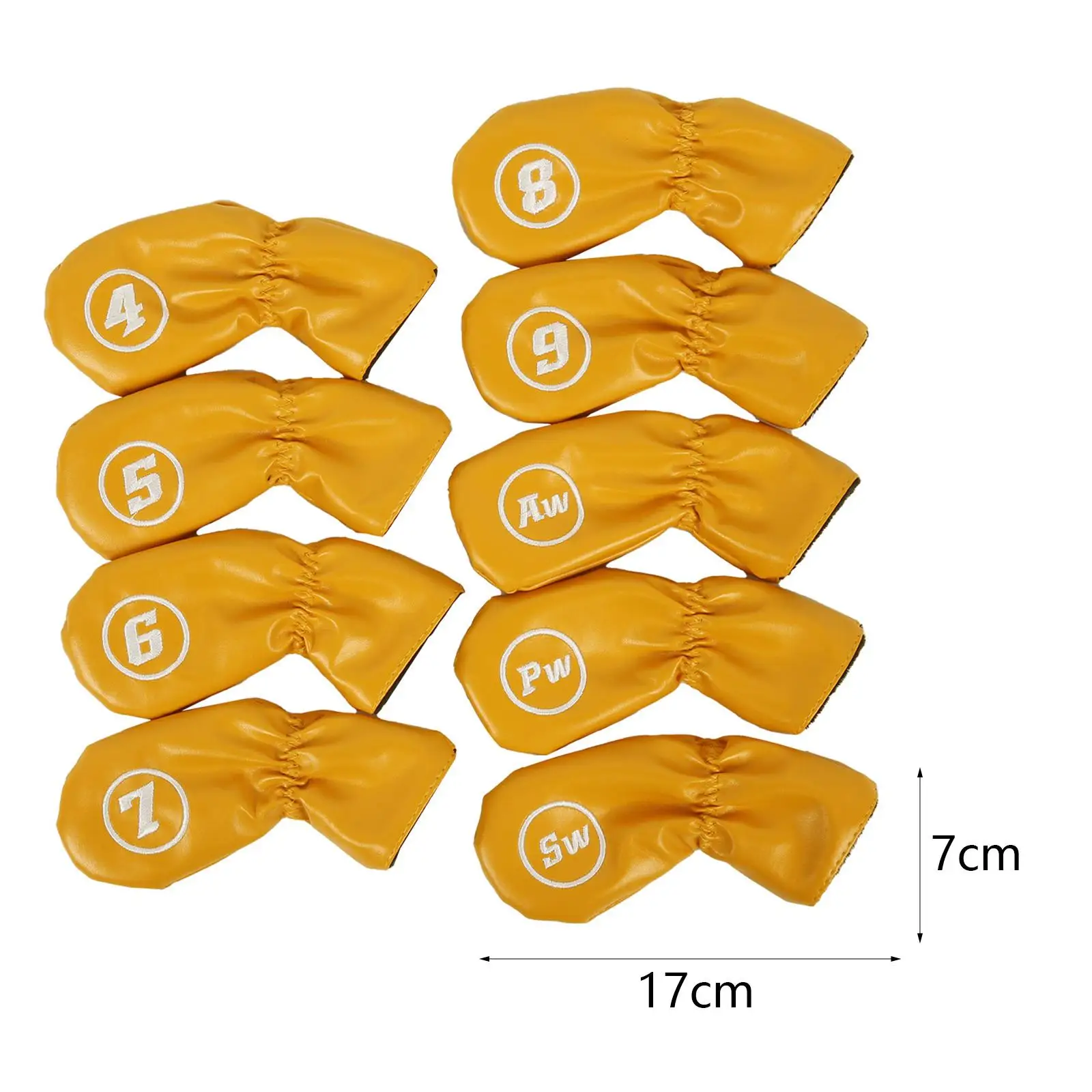 9Pcs Golf Club Head Covers Wrap Socks PU Leather Golf Wedges Headcovers Gift Golf Iron Covers Set Protector for Beginner Adult
9Pcs Golf Club Head Covers Wrap Socks PU Leather Golf Wedges Headcovers Gift Golf Iron Covers Set Protector for Beginner Adult