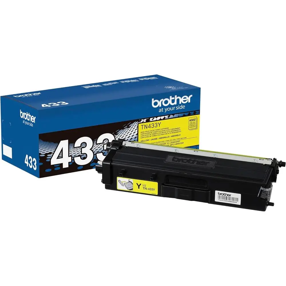 High-Quality Replacement Yellow Toner Cartridge, Up to 4,000 Pages Yield, TN433Y Model
High-Quality Replacement Yellow Toner Cartridge, Up to 4,000 Pages Yield, TN433Y Model