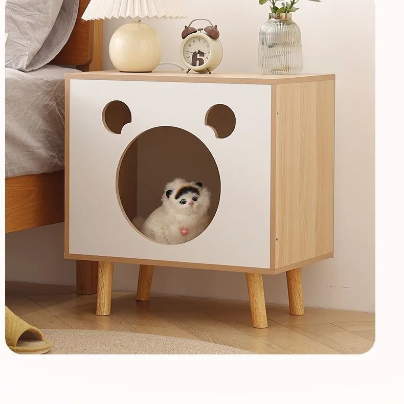 Shopkeeper, Bedside Table, Small Multi-functional Cat House, Locker, Simple Sub-cat, Cat Bedside Table, Universal For All Season
Shopkeeper, Bedside Table, Small Multi-functional Cat House, Locker, Simple Sub-cat, Cat Bedside Table, Universal For All Season
