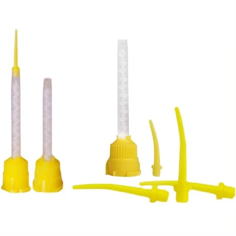 Disposable Dental Impression Material Mixing Tips Yellow 1:1 Intraoral Tip Mixing Tube Silicone Rubber Film
Disposable Dental Impression Material Mixing Tips Yellow 1:1 Intraoral Tip Mixing Tube Silicone Rubber Film