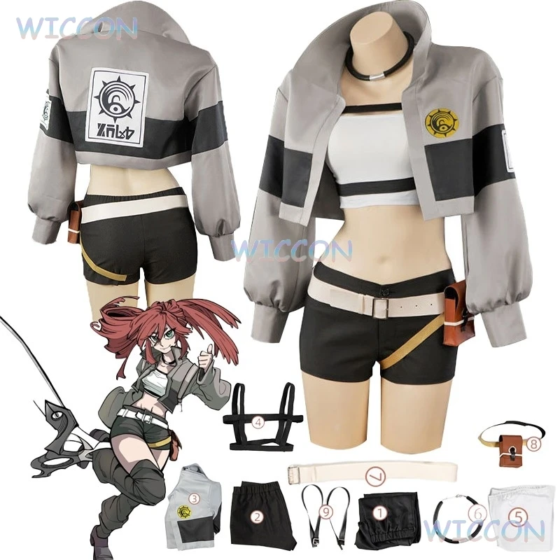 Akuta Cleaners Halloween Anime Gachiakuta Riyo Reaper Cosplay Costume Uniform Choker Party For Women Girls Carnival Props
Akuta Cleaners Halloween Anime Gachiakuta Riyo Reaper Cosplay Costume Uniform Choker Party For Women Girls Carnival Props