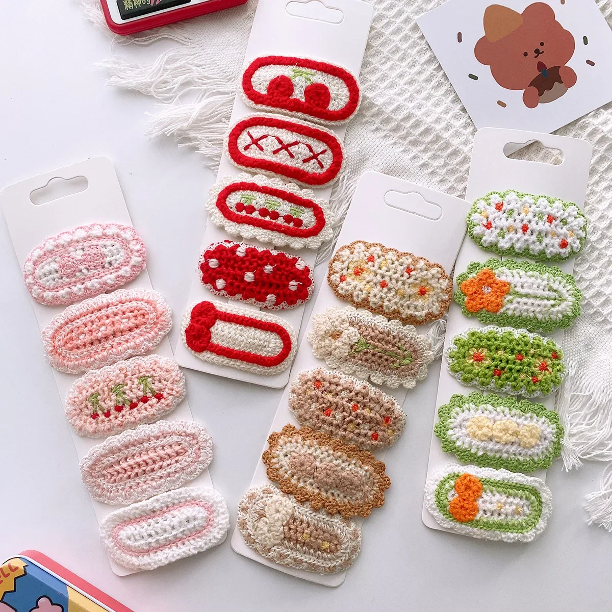 Colorful Wool Barrettes For Baby Girl Hair Clips Lace Trimming Hairpins Candy Colors Headwear Knitted Hair Accessories For Kids
Colorful Wool Barrettes For Baby Girl Hair Clips Lace Trimming Hairpins Candy Colors Headwear Knitted Hair Accessories For Kids
