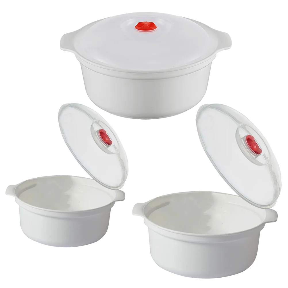 3pcs Microwaveable Lunch Reusable Food Containers Storage Household Lids Portable Meal Box Plastic
3pcs Microwaveable Lunch Reusable Food Containers Storage Household Lids Portable Meal Box Plastic