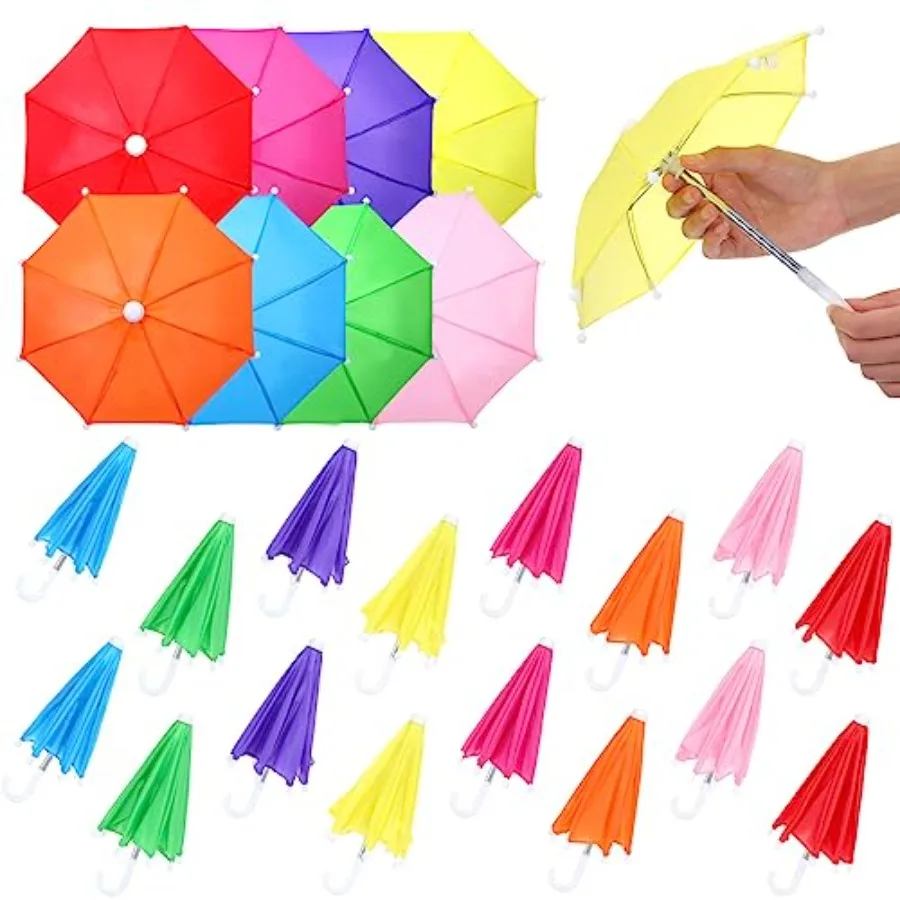 24 Pcs 10.8 Inch Multicolor Mini Umbrellas for Decorations Small Colorful Rainy Umbrella Decorations Miniature for Dolls Home D
24 Pcs 10.8 Inch Multicolor Mini Umbrellas for Decorations Small Colorful Rainy Umbrella Decorations Miniature for Dolls Home D