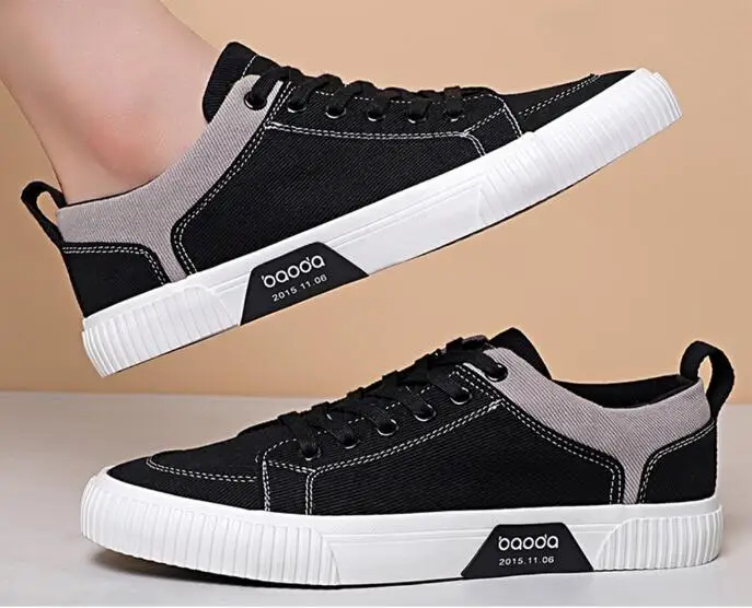 Men's Casual Lace-up Flat Shoes Luxury Design Canvas Sneakers Zapatillas Hombre New Male Footwear
Men's Casual Lace-up Flat Shoes Luxury Design Canvas Sneakers Zapatillas Hombre New Male Footwear
