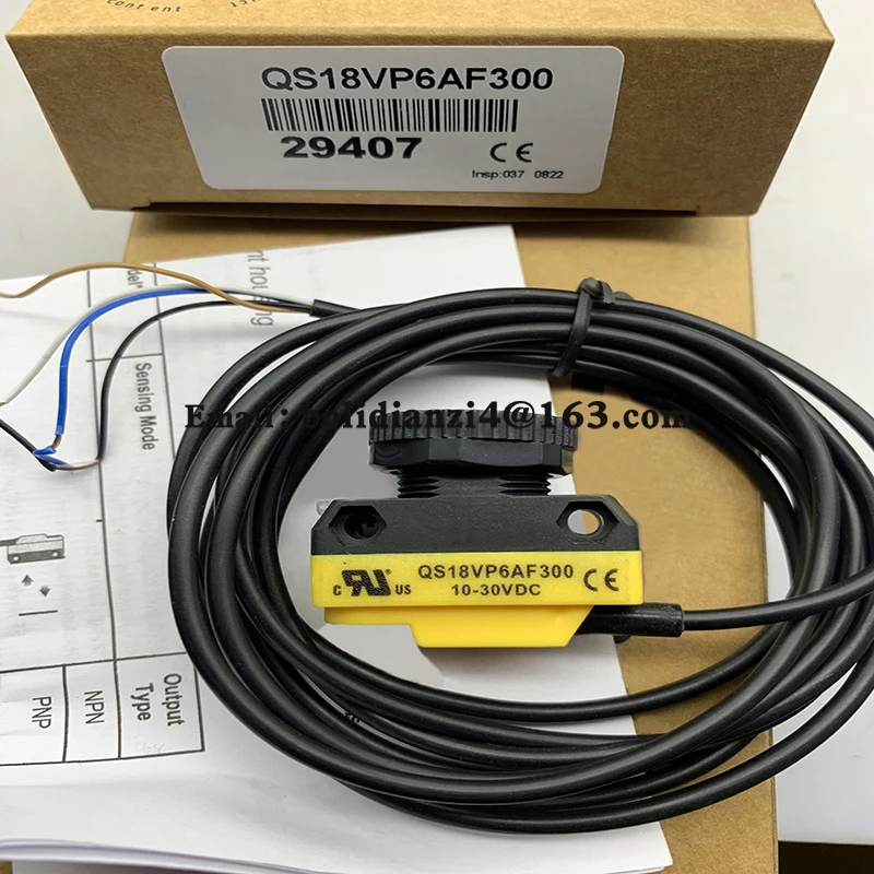 Original sensor QS18VN6AF300 QS18VP6AF300 QS18AB6AF300 QS18VN6F QS18VP6F QS18VN6FP QS18VP6FP
Original sensor QS18VN6AF300 QS18VP6AF300 QS18AB6AF300 QS18VN6F QS18VP6F QS18VN6FP QS18VP6FP