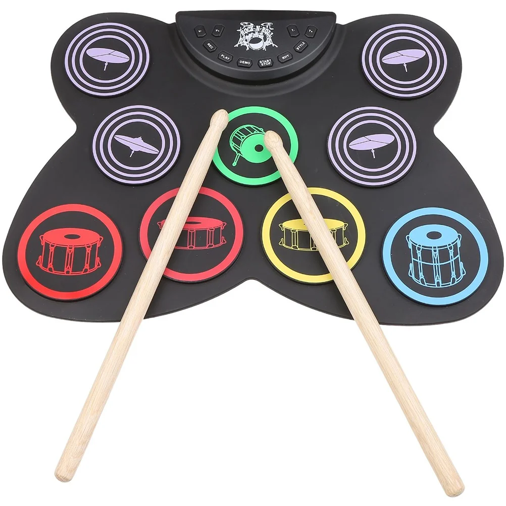 Hand Roll Electronic Drum Musical Instruments for Adults Kit Toy Portable Practice Kids
Hand Roll Electronic Drum Musical Instruments for Adults Kit Toy Portable Practice Kids
