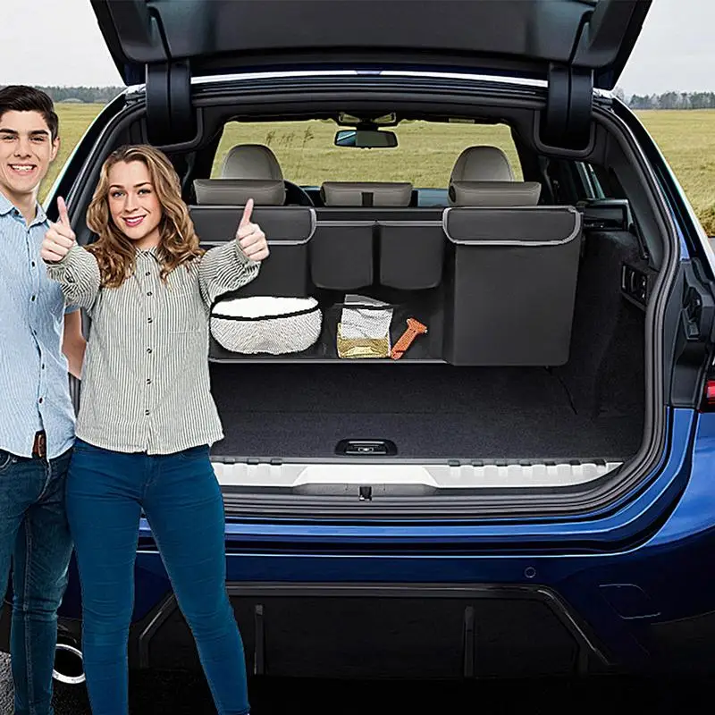 Car Organizer Back Seat Foldable Oxford Car Storage Bag Trunk Organizer Large Capacity Multifunctional Trunk Storage Organizer
Car Organizer Back Seat Foldable Oxford Car Storage Bag Trunk Organizer Large Capacity Multifunctional Trunk Storage Organizer