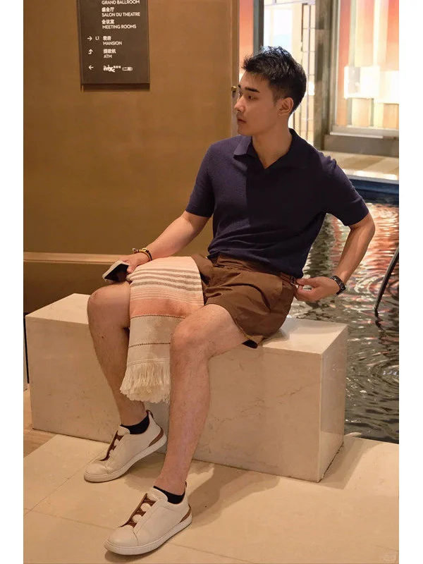McShu Italian Vintage Style 3D Tailored Men's Luxury Casual Shorts Five-Point Pants Standard Fit Polyester Fiber mid Waist
McShu Italian Vintage Style 3D Tailored Men's Luxury Casual Shorts Five-Point Pants Standard Fit Polyester Fiber mid Waist