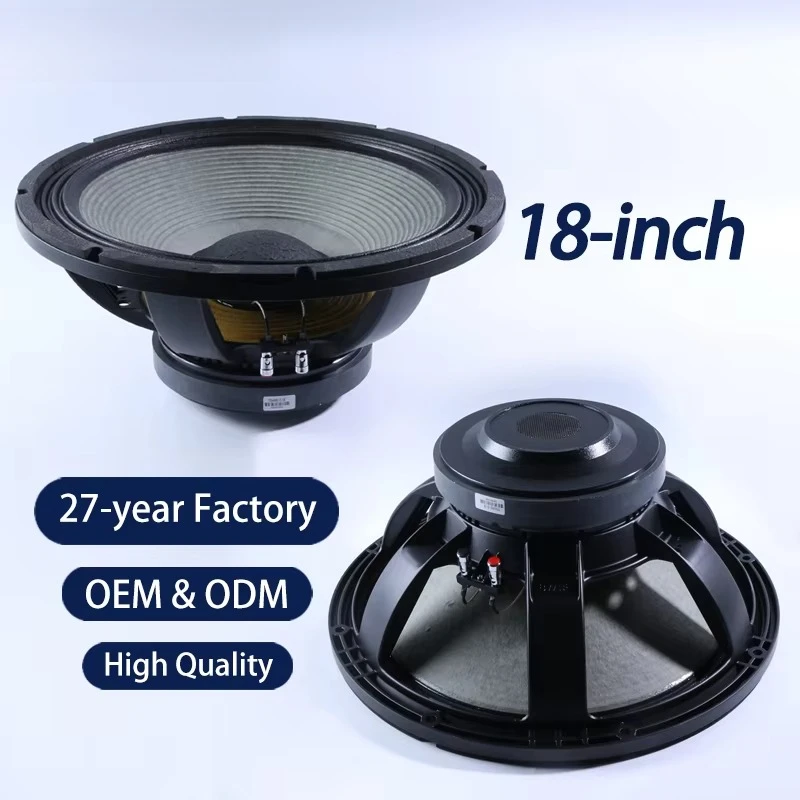 18inch Loudspeaker 100mm Voice Coil 220mm Ferrite Magnet Subwoofer Professional Audio Sound System Midbass Woofer
18inch Loudspeaker 100mm Voice Coil 220mm Ferrite Magnet Subwoofer Professional Audio Sound System Midbass Woofer