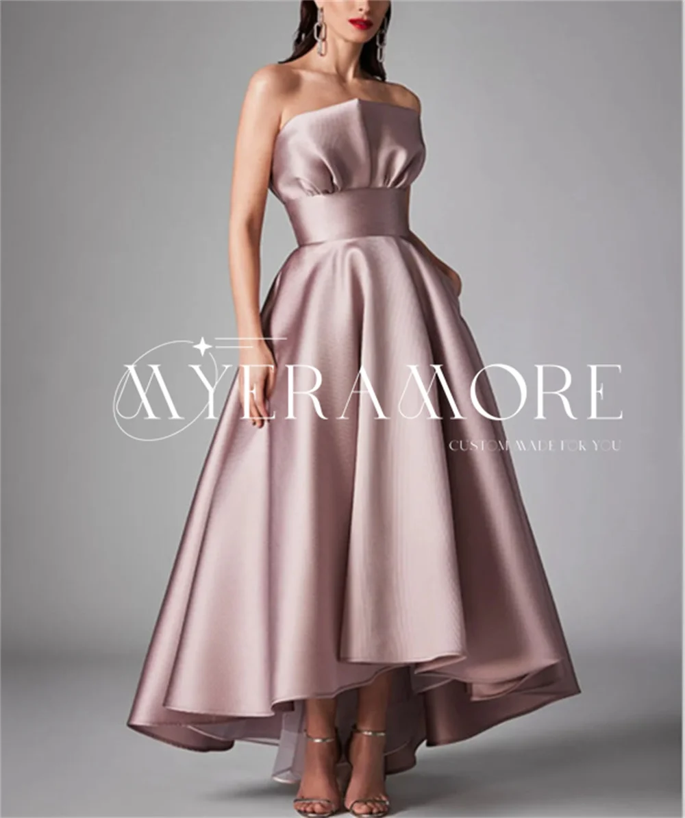 Sexy Evening Dress for Women Strapless A-Line with Belt Backless Prom Dresses Party Gowns 2025 Elegant Formal Dresses Customized
Sexy Evening Dress for Women Strapless A-Line with Belt Backless Prom Dresses Party Gowns 2025 Elegant Formal Dresses Customized