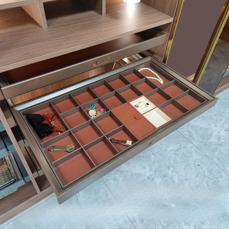 Storage function: hardware, leather sorting box, wardrobe, flannel, jewelry sorting box