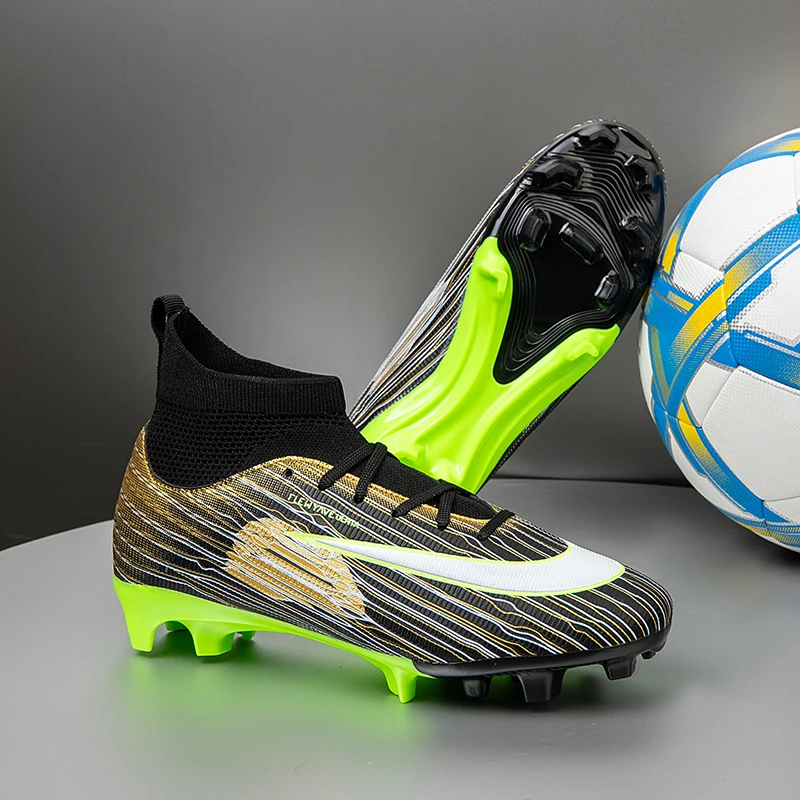 New Men Football Boots Kids Ankle Cleats Grass Soccer Shoes Futsal Indoor Sport Match Training TF/FG Hot-selling High-quality
New Men Football Boots Kids Ankle Cleats Grass Soccer Shoes Futsal Indoor Sport Match Training TF/FG Hot-selling High-quality
