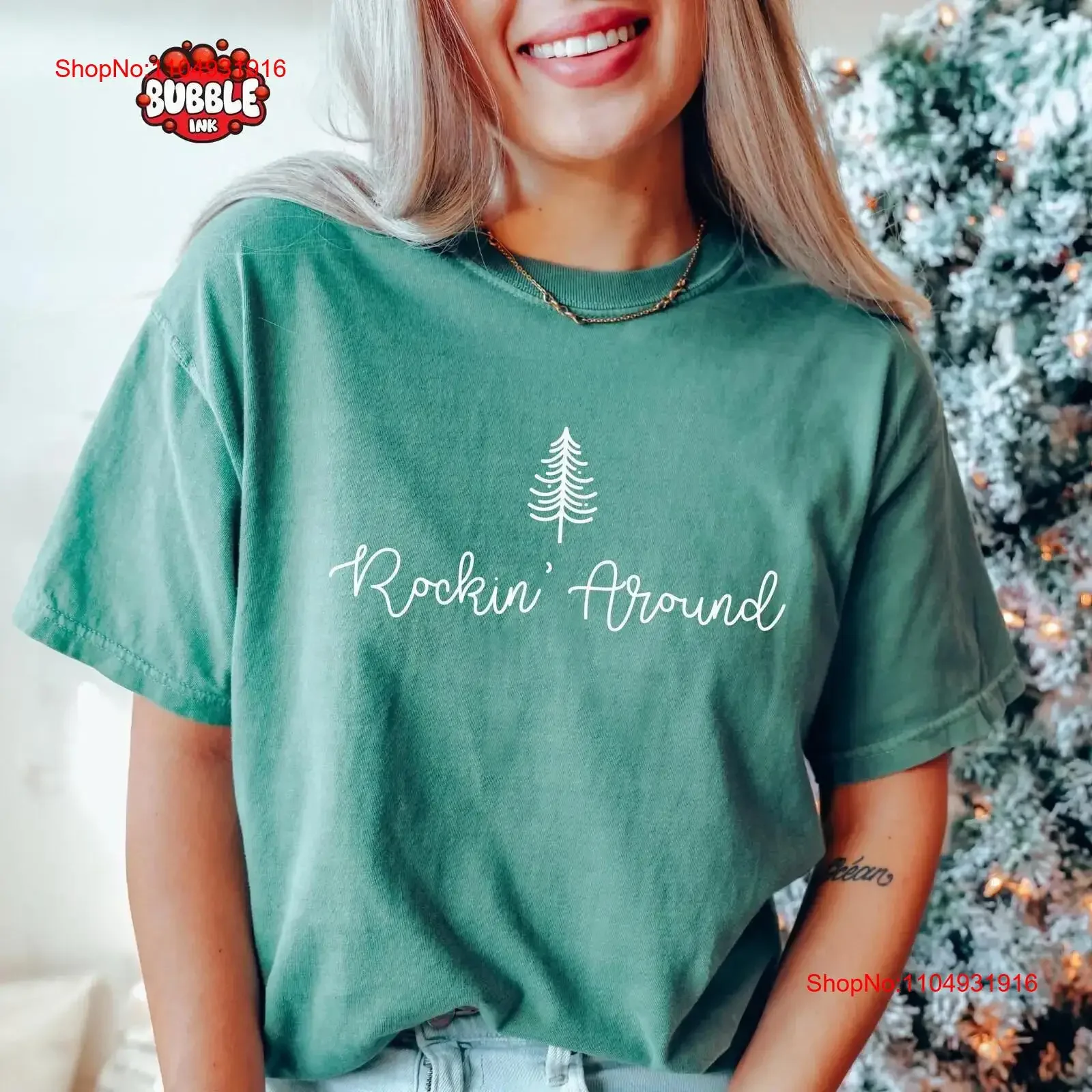 Футболка Rockin Around the Christmas Tree, женская праздничная милая зимняя винтажная стираная дизайнерская одежда
Футболка Rockin Around the Christmas Tree, женская праздничная милая зимняя винтажная стираная дизайнерская одежда