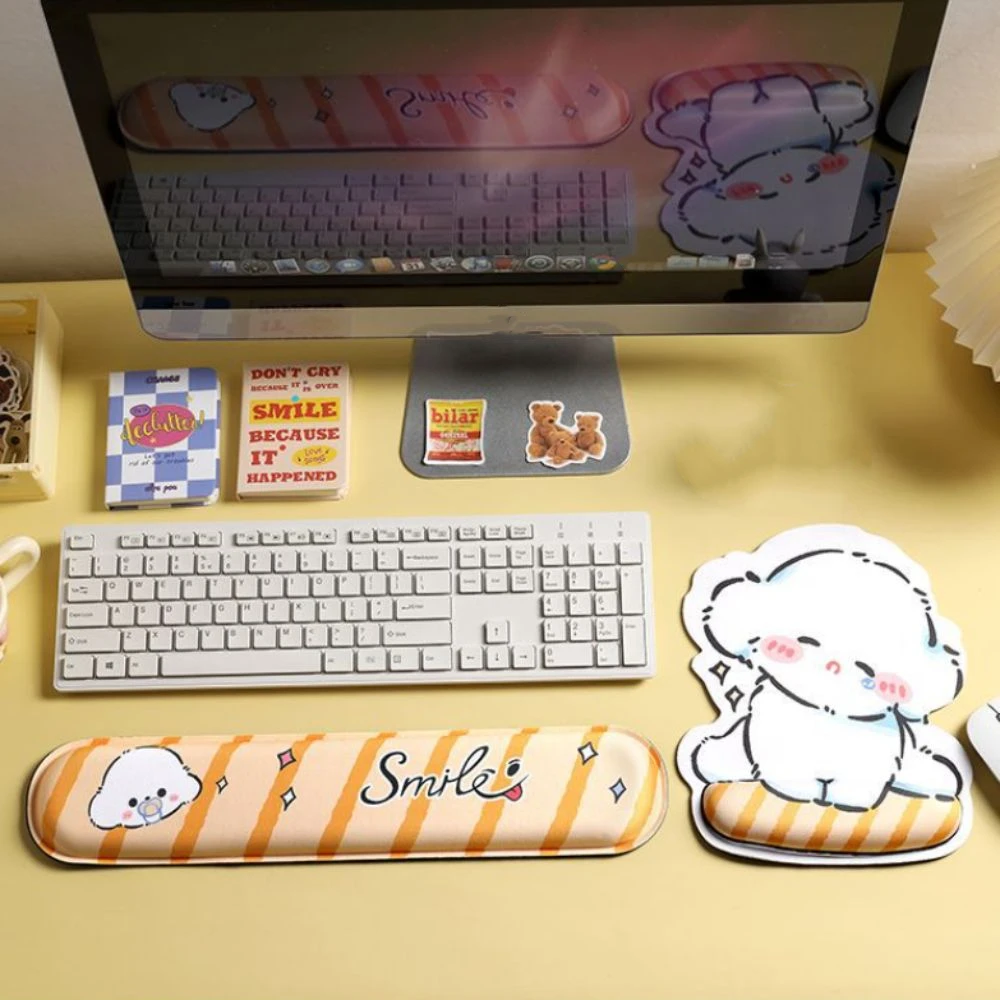Shy Dog Keyboard&Mouse Wrist Rest Smile Pacifier Cartoon Mouse Rest Pad Hand Support Milk Silk Fabric Anime Animal Soft Pad
Shy Dog Keyboard&Mouse Wrist Rest Smile Pacifier Cartoon Mouse Rest Pad Hand Support Milk Silk Fabric Anime Animal Soft Pad