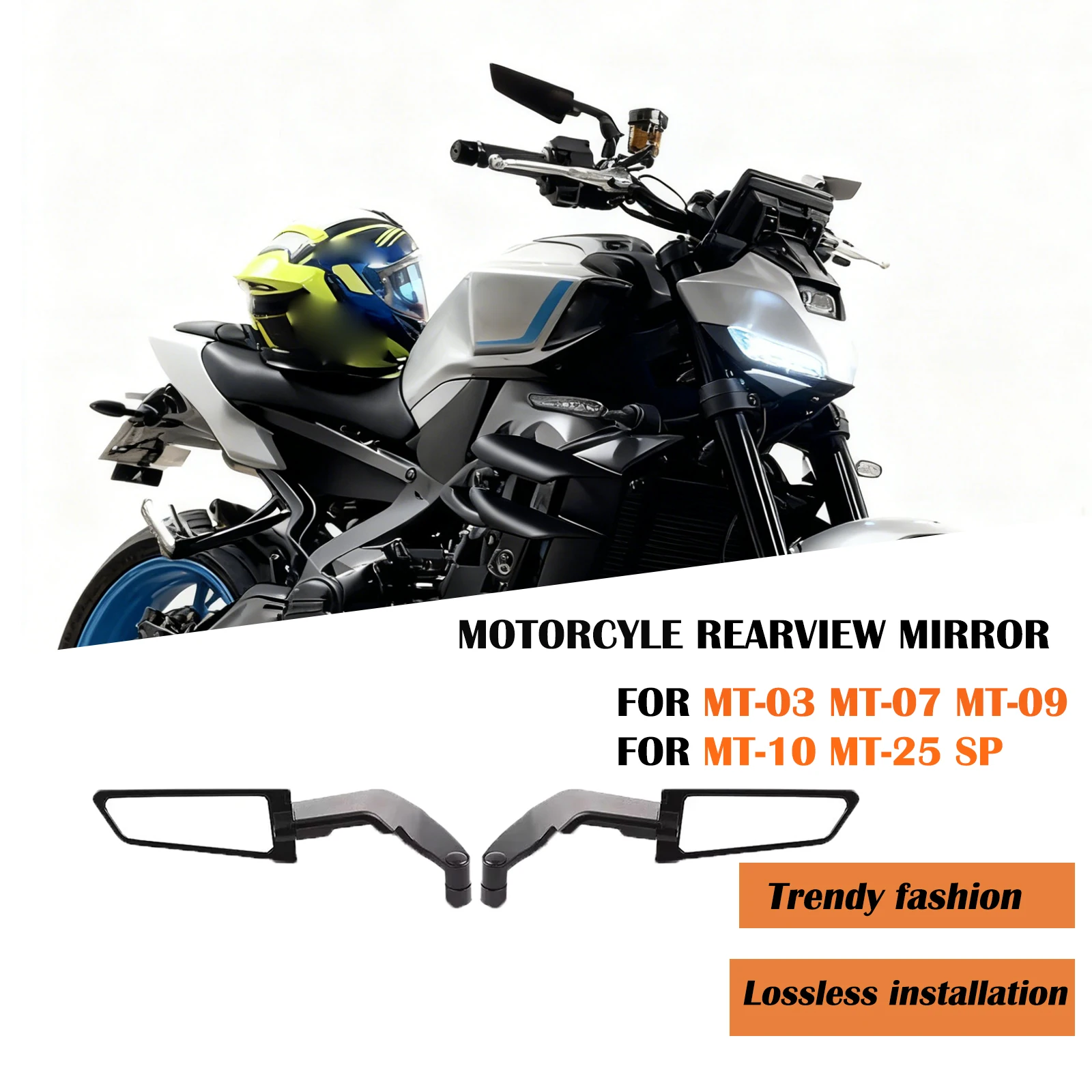 For Yamaha MT 03 MT 07 MT 09 MT-10 MT 25 SP Motorcycle Mirrors Stealth Winglets Mirror Kits Adjustable Motorcycle Wing Mirror
For Yamaha MT 03 MT 07 MT 09 MT-10 MT 25 SP Motorcycle Mirrors Stealth Winglets Mirror Kits Adjustable Motorcycle Wing Mirror