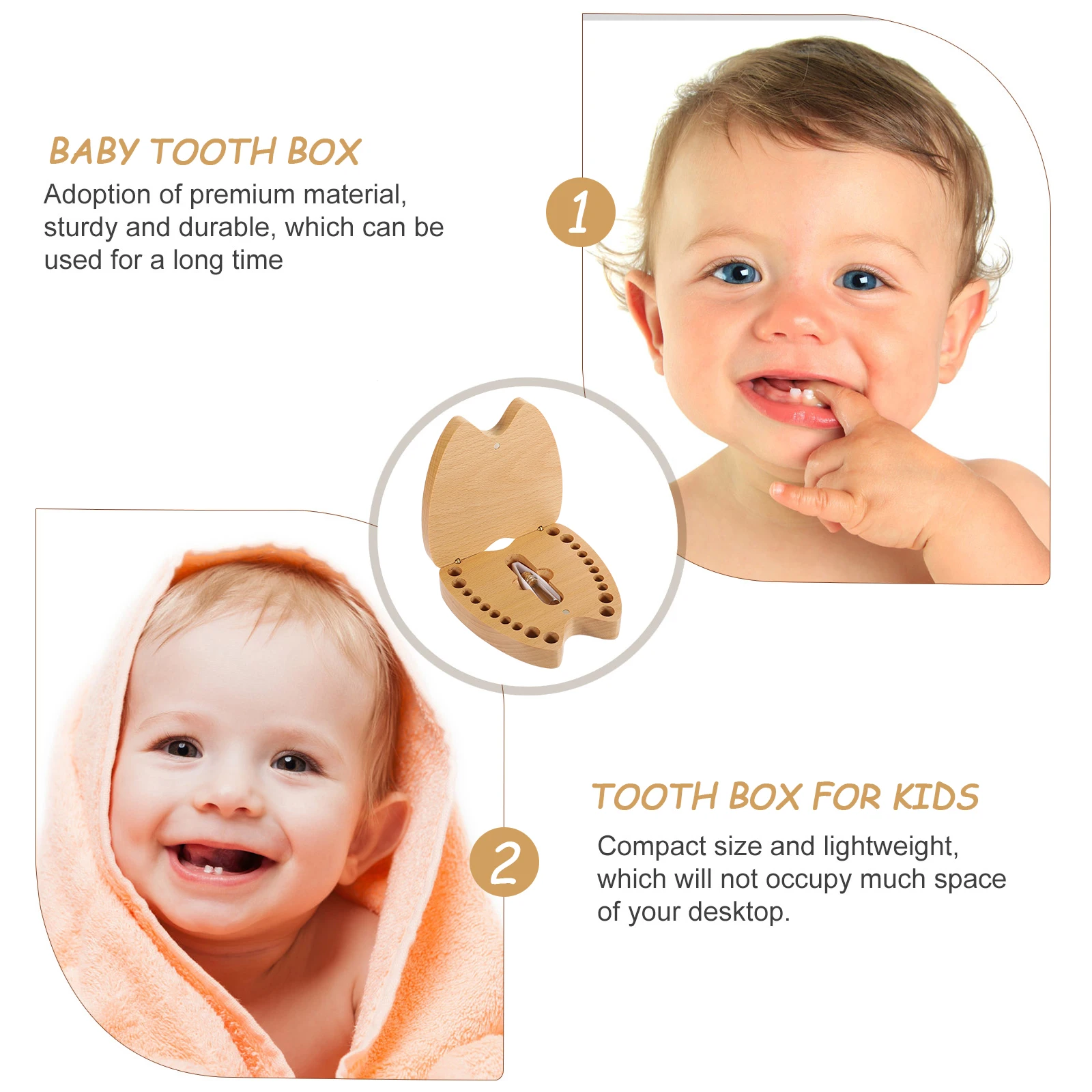 Wooden Baby Keepsake Store Lost Teeth Children Growth Memories Milk Tooth Tooth Box Keepsake Box Kids Container
Wooden Baby Keepsake Store Lost Teeth Children Growth Memories Milk Tooth Tooth Box Keepsake Box Kids Container