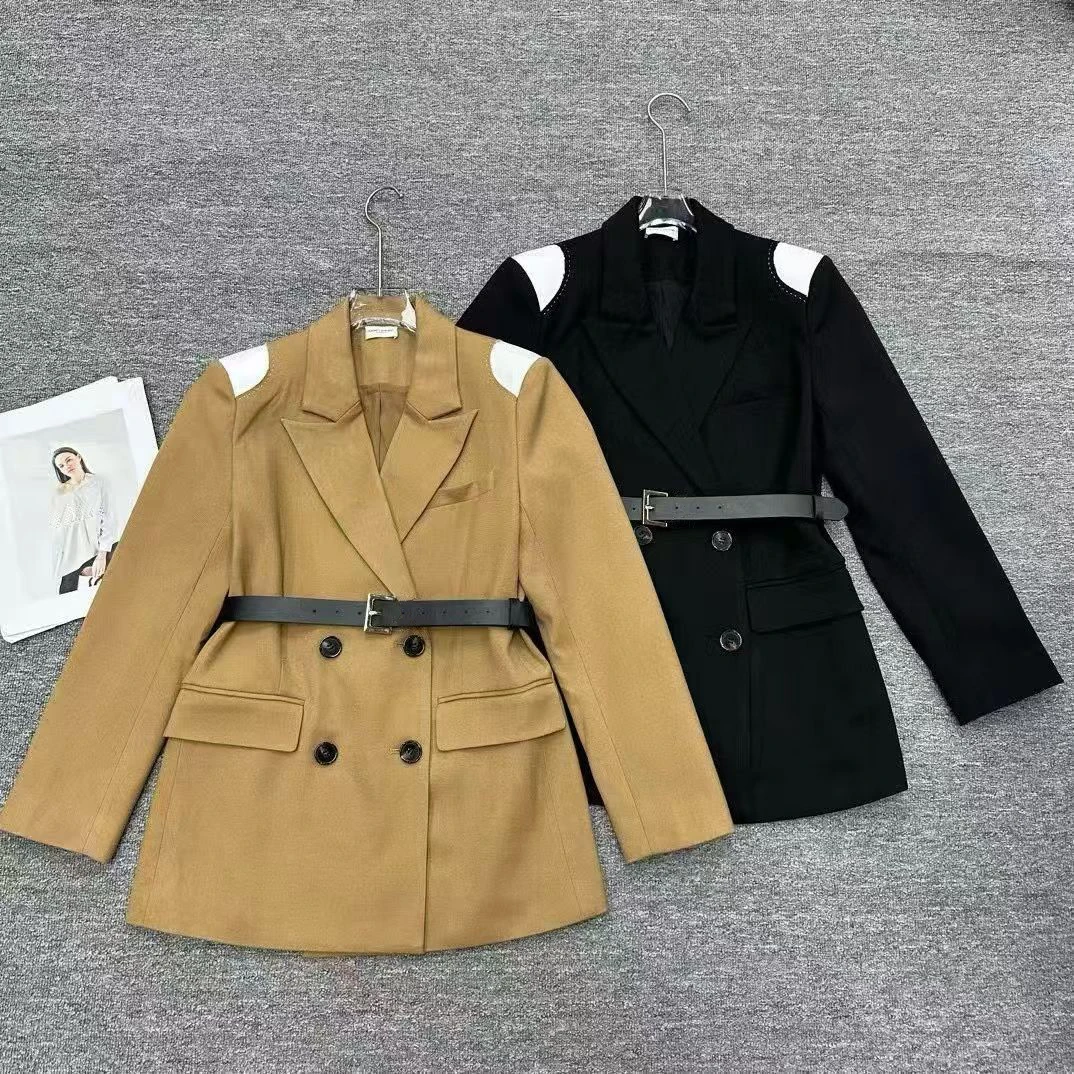 Japan Advanced Design Fruit Neck Suit Coat Women's Loose Fashion Lace-up Suit Top Winter Women Office Lady Coat Jacket
Japan Advanced Design Fruit Neck Suit Coat Women's Loose Fashion Lace-up Suit Top Winter Women Office Lady Coat Jacket