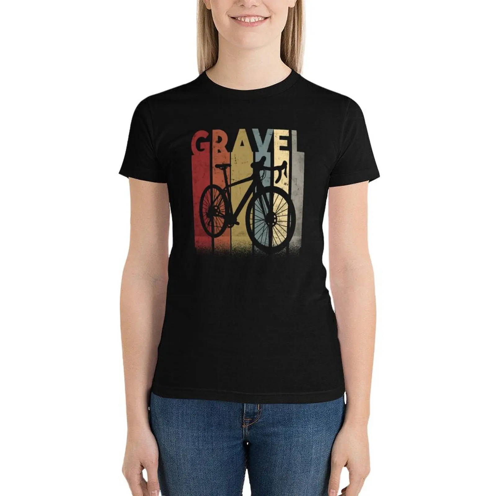Gravel Gravelbike Bicyle Bikepacking retro vintage T-Shirt graphics Female clothing t-shirts for Women graphic tees funny
Gravel Gravelbike Bicyle Bikepacking retro vintage T-Shirt graphics Female clothing t-shirts for Women graphic tees funny