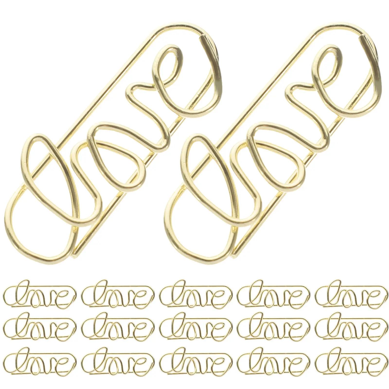 50pcs Metal Paper Clips Rose Gold Mini Office Supplies Document Fixing Decorative Creative Shaped Ornament Sturdy
50pcs Metal Paper Clips Rose Gold Mini Office Supplies Document Fixing Decorative Creative Shaped Ornament Sturdy