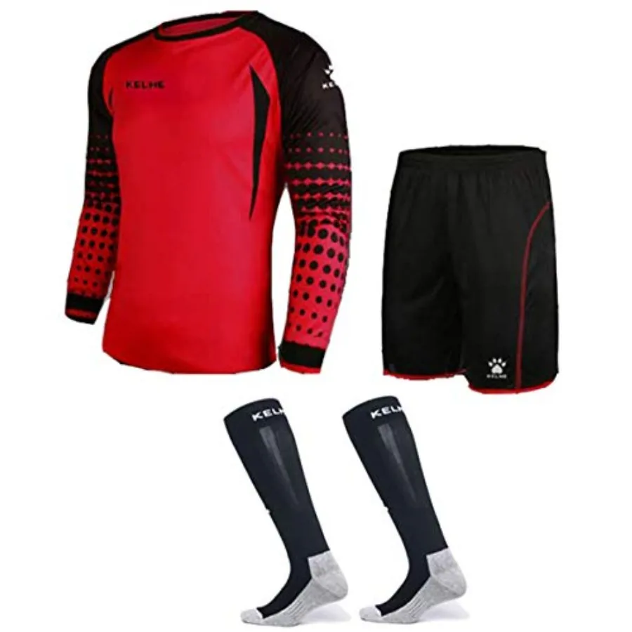 Soccer Goalie Jersey Padded Uniform Kit - Goalkeeper Jersey, Shorts, Socks - Mens Football Padded Shirt /Adult size
Soccer Goalie Jersey Padded Uniform Kit - Goalkeeper Jersey, Shorts, Socks - Mens Football Padded Shirt /Adult size