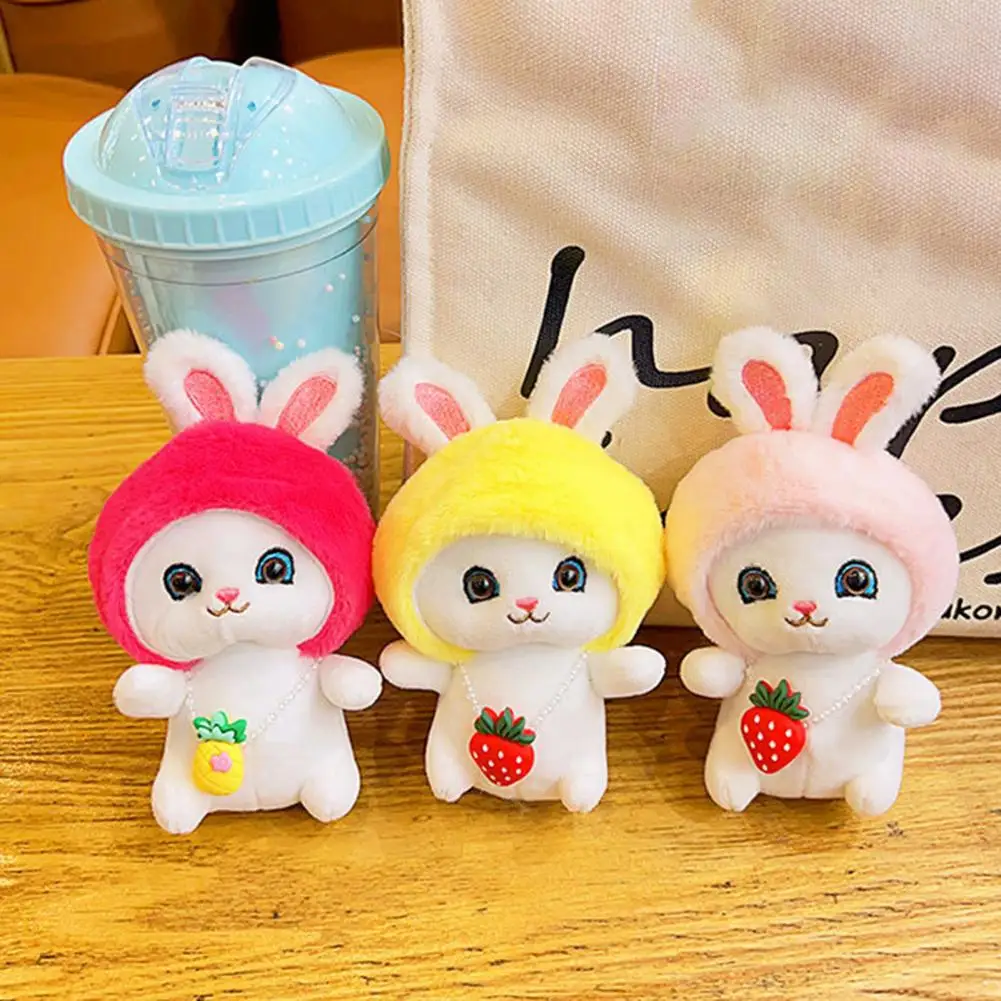 Plush Rabbit Keychain Cute Bunny Keychain with Fruit Bag Plush Rabbit Backpack Pendant Stuffed Ornament for Birthday Gift Bunny
Plush Rabbit Keychain Cute Bunny Keychain with Fruit Bag Plush Rabbit Backpack Pendant Stuffed Ornament for Birthday Gift Bunny
